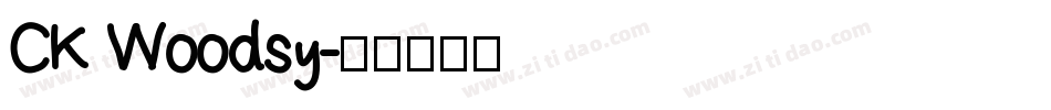 CK Woodsy字体转换
